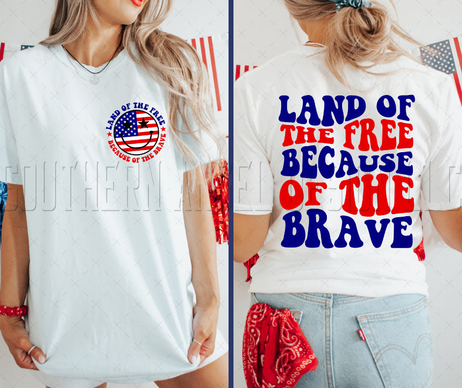 Light Gray Land Of The Free Because Of The Brave image_6904c1bc-11c3-43d5-8444-c90124df73fd.jpg land-of-the-free-because-of-the-brave Adult Patriotic