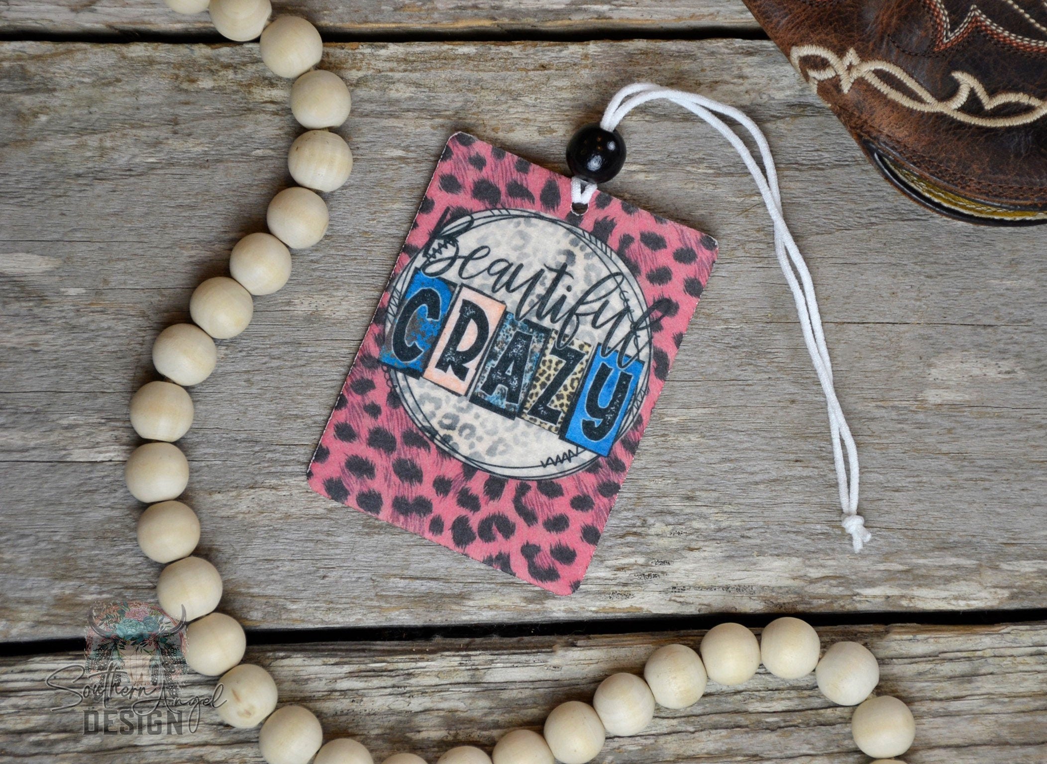 Country Music Air Freshener, Country Felt Air Freshener, Cowhide, Felt Car Air Freshener, Birthday Gift, Gifts for Her