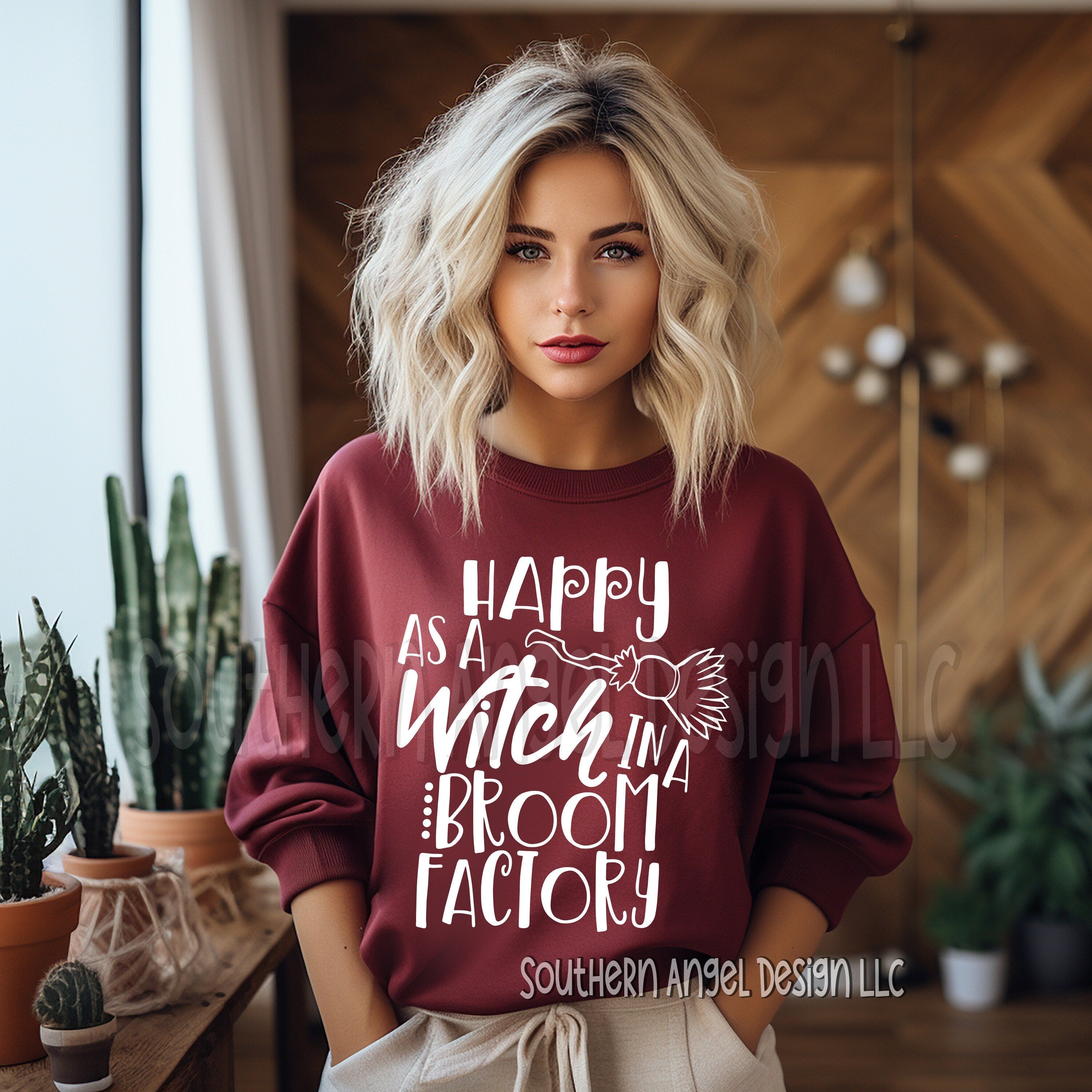 Happy as a witch Sweatshirt,
