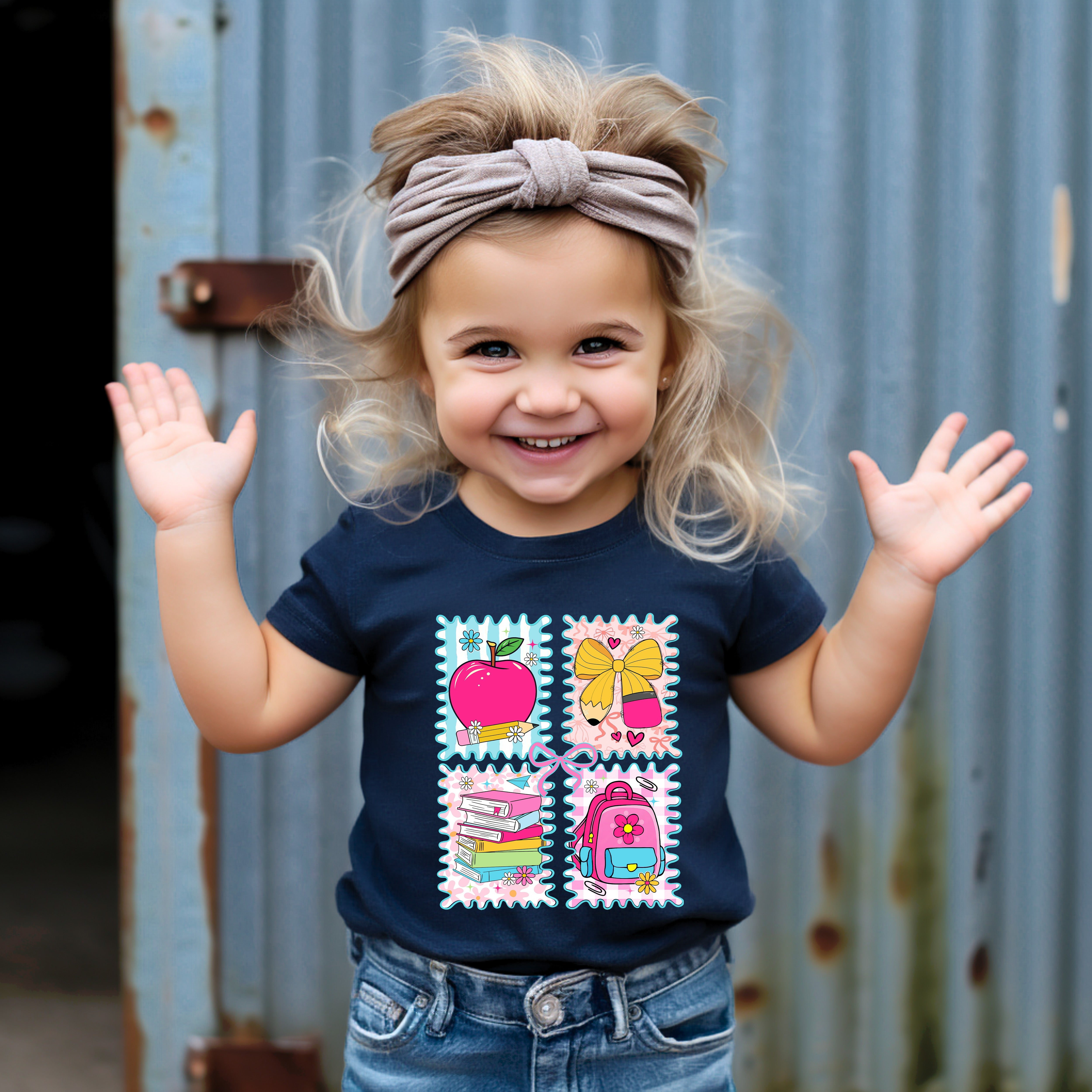 Girl's School shirt Southern Angel Design