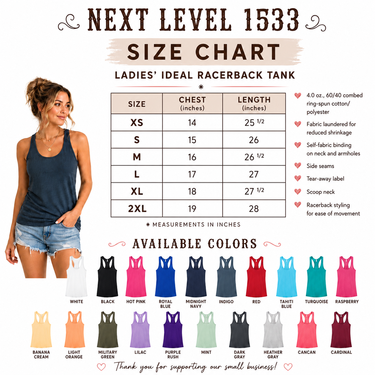 Weekend Hooker tank - Southern Angel Design