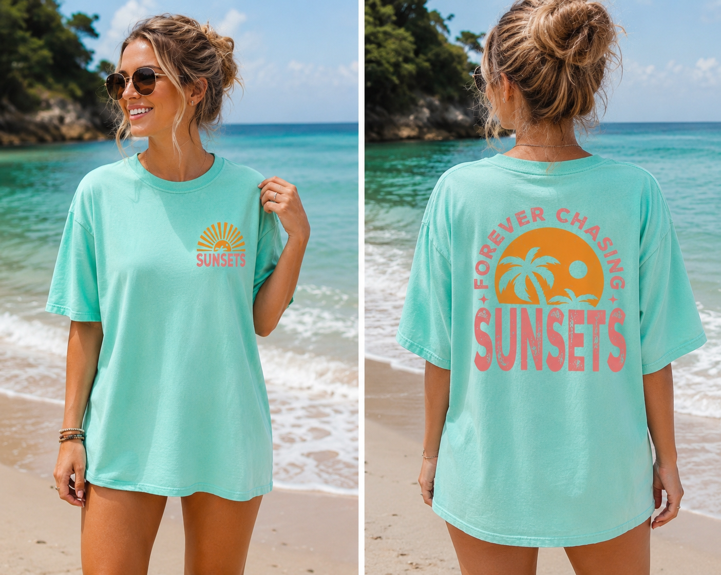 Sunset t-shirt - Southern Angel Design
