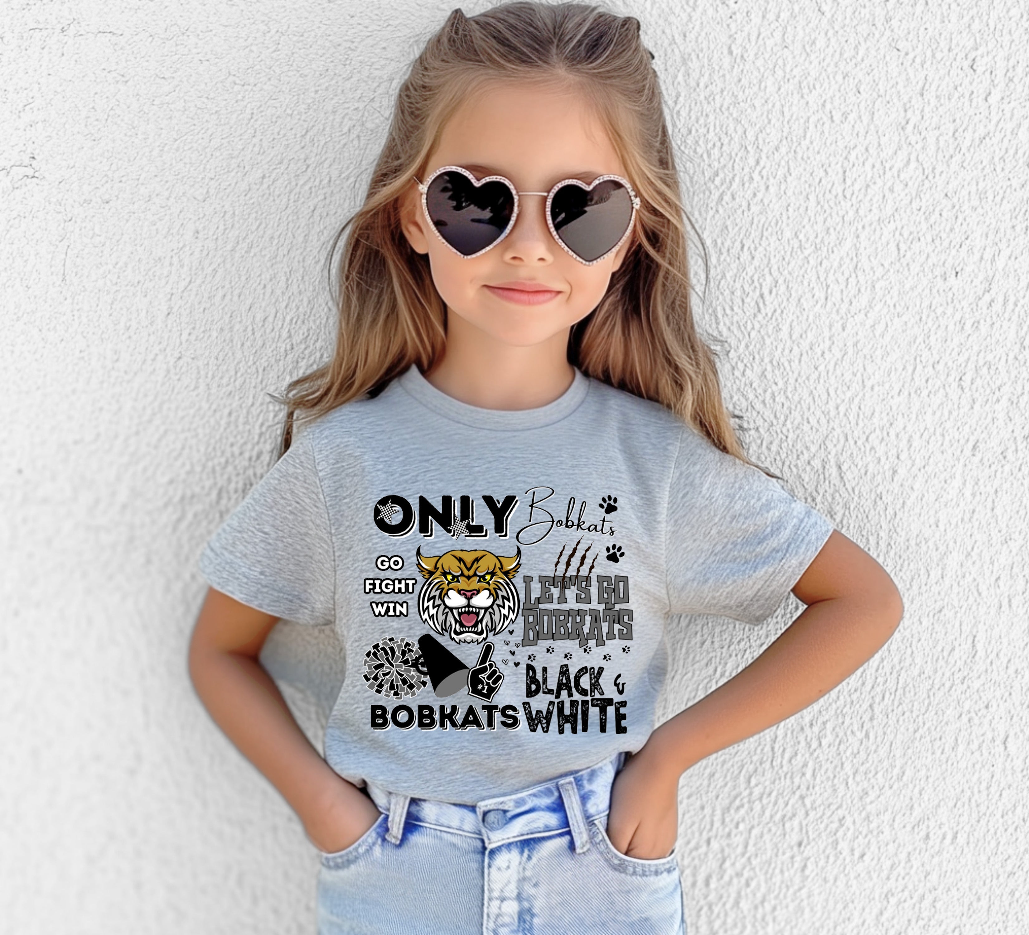 Go Bobkats School shirt Southern Angel Design
