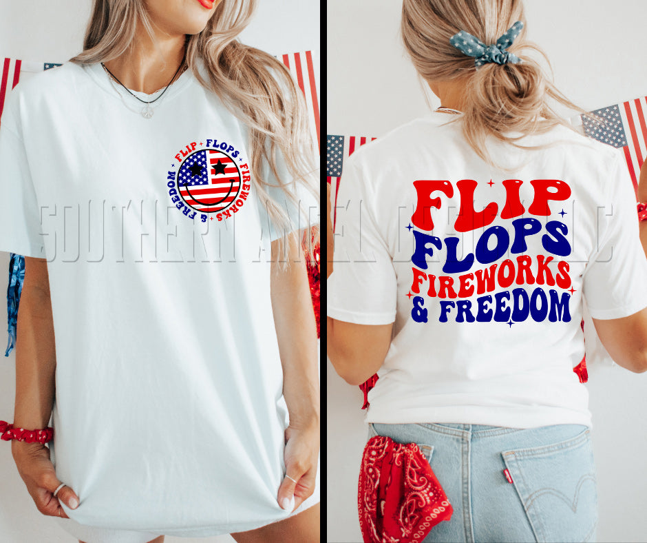 Light Gray Flip Flops Fireworks & Freedom image_aa2c6316-e0c8-4c70-8216-d180b6dad4d4.jpg flip-flops-fireworks-freedom Adult Patriotic