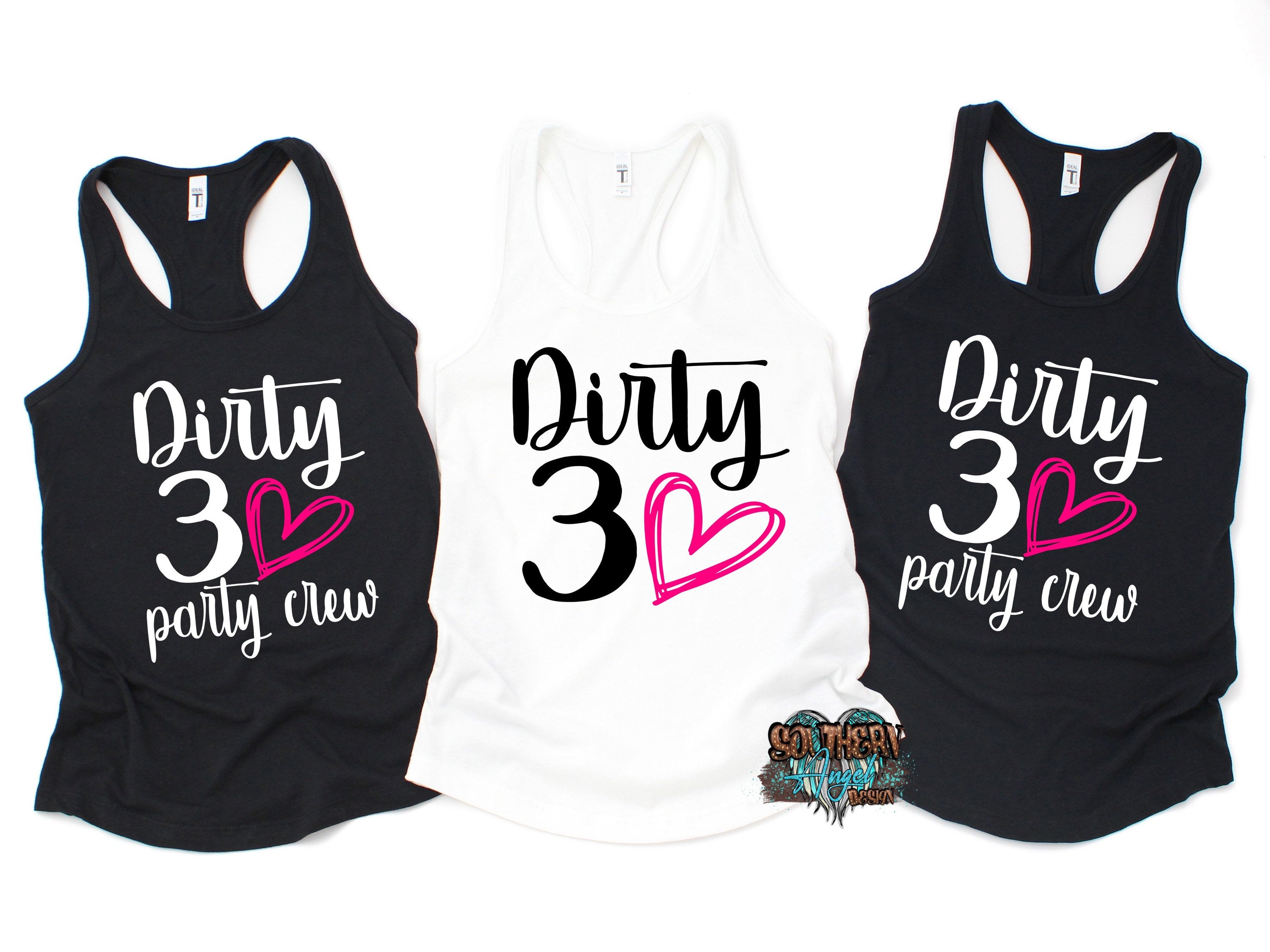 Group Birthday tank | 30th Birthday tank | Girls trip shirt | Cute birthday tank | Vacation tank | Dirty 30 party crew
