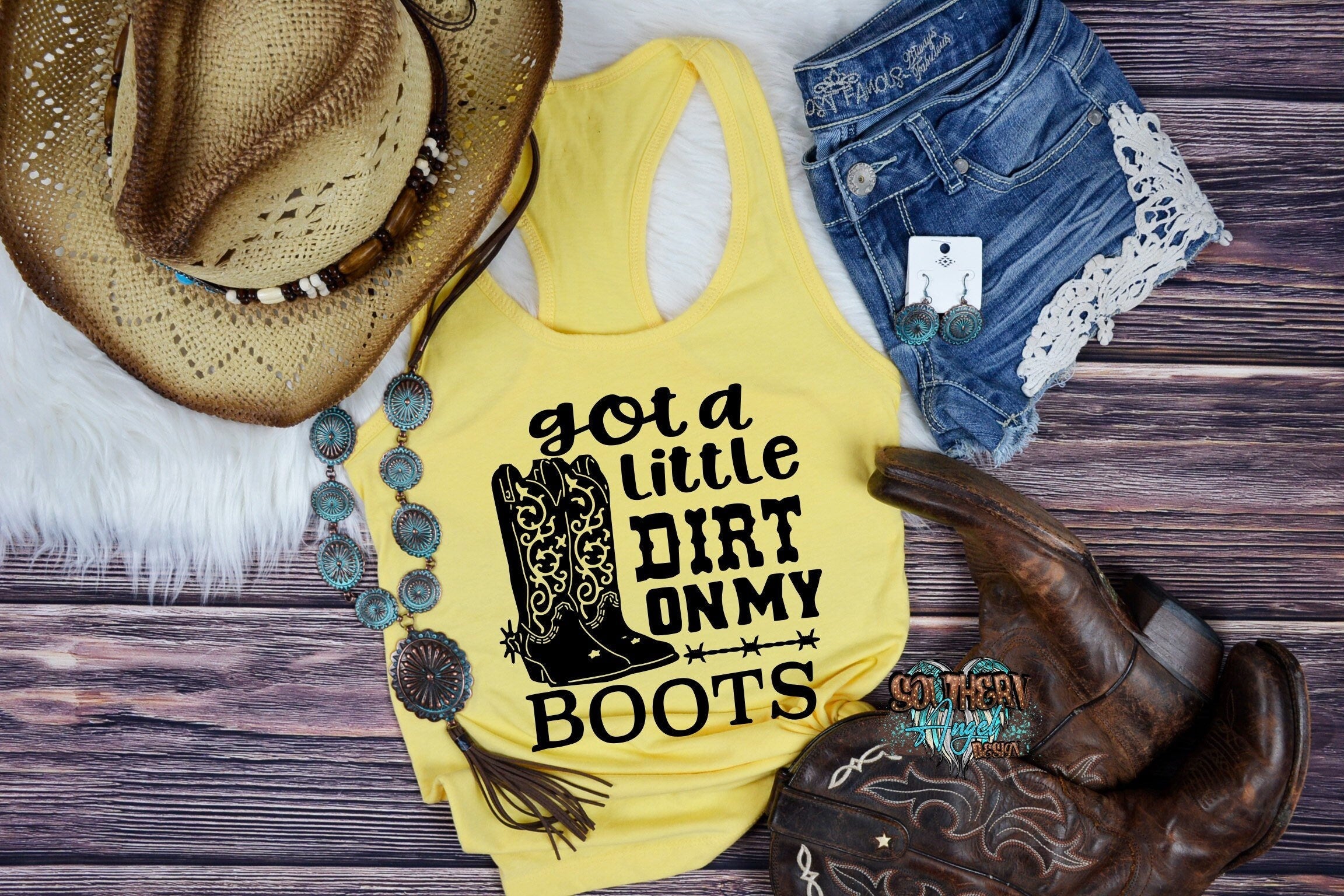 Country tank, Country inspired tank, Rodeo shirt, Country girl shirt, Southern shirt, Boho, Ranch tank, Farm girl shirt