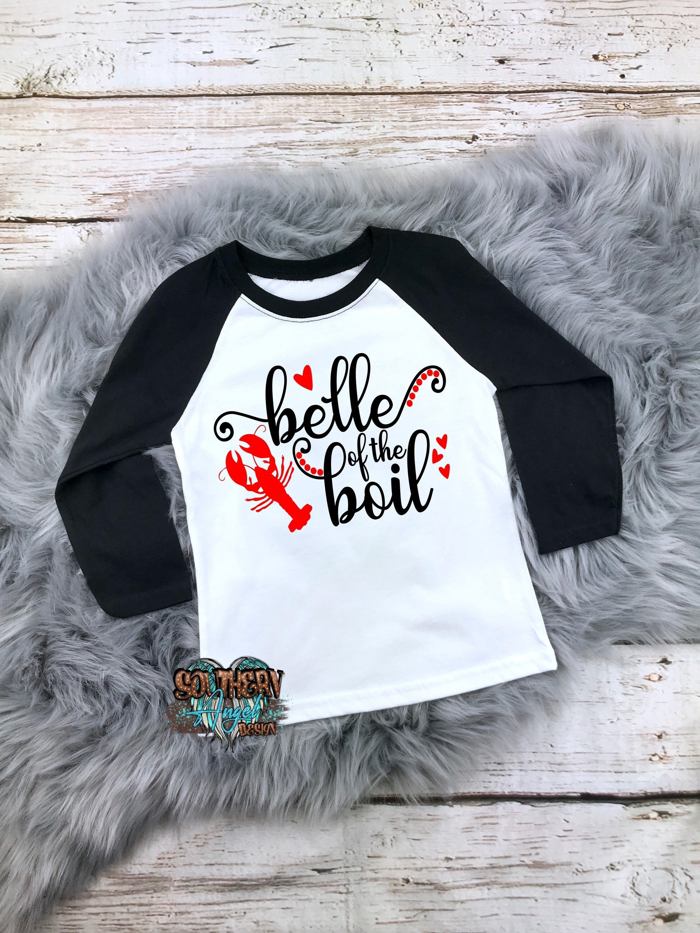 Kids Crawfish Boil shirt, Belle of the boil, Kids Crawdaddy shirt, Toddler crawfish shirt, Kids mudbug shirt, Personalized crawfish shirt