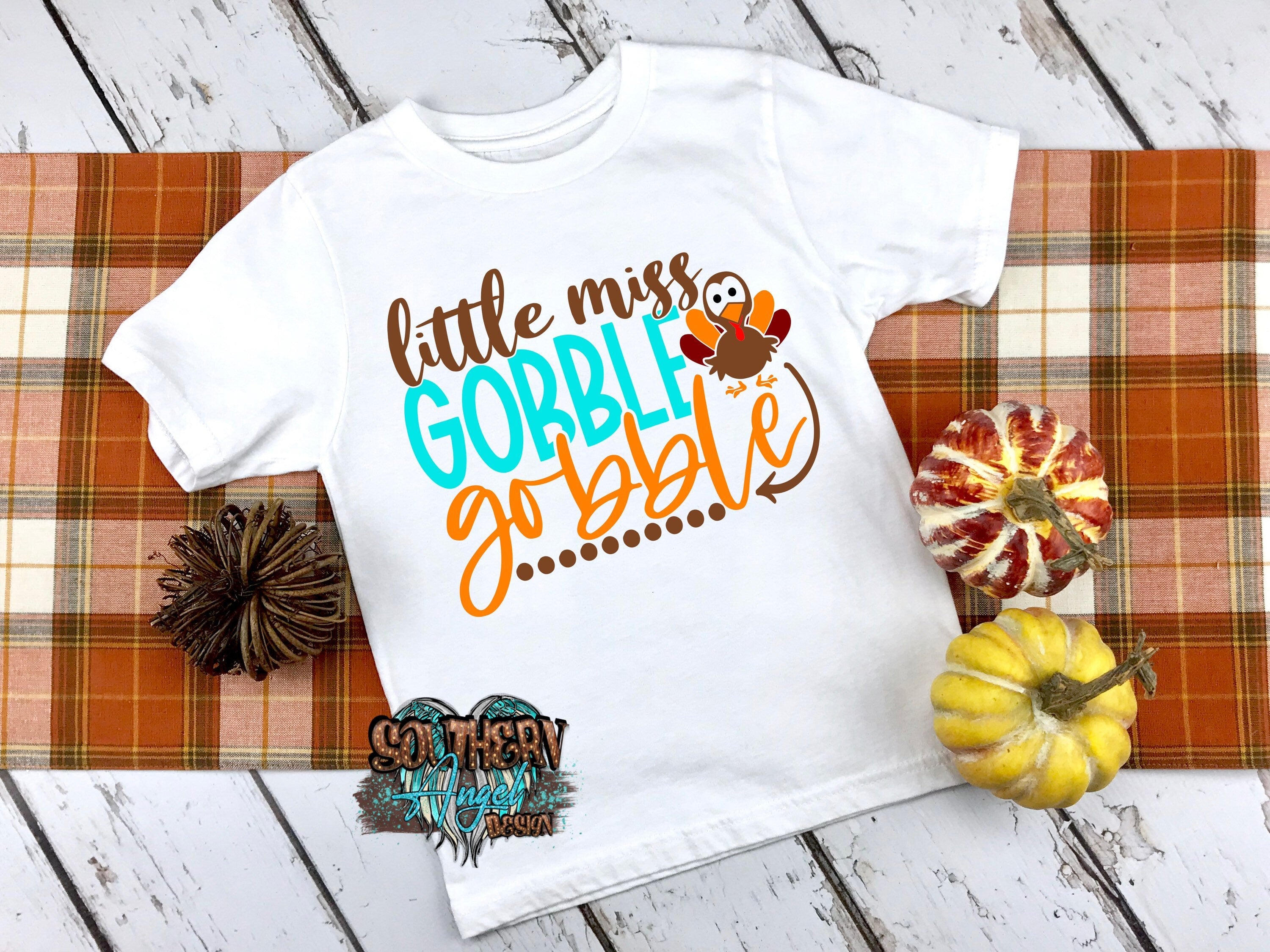 Little Miss Gobble Gobble t-shirt