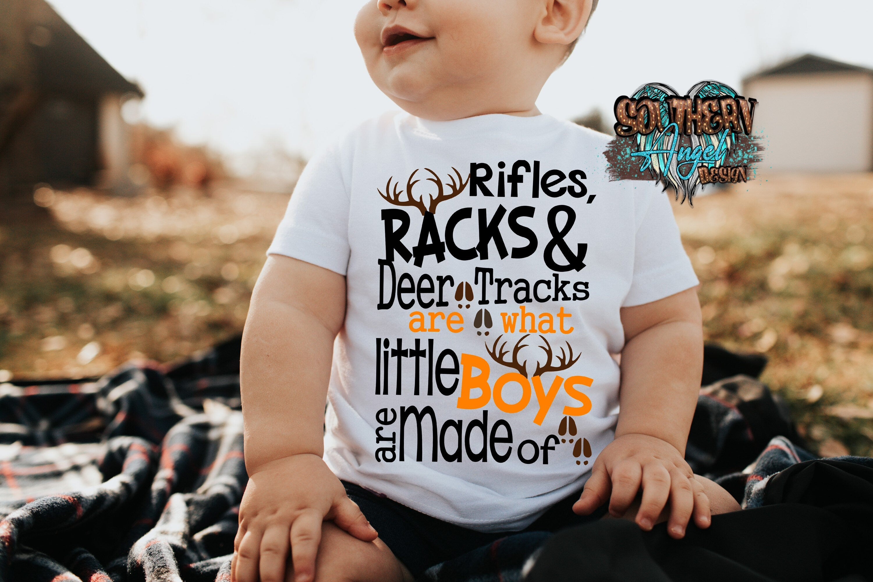 Rifles and racks bodysuit | Future hunting buddy | Pregnancy announcement | Baby shower | kids hunting shirt | Daddy’s hunting buddy