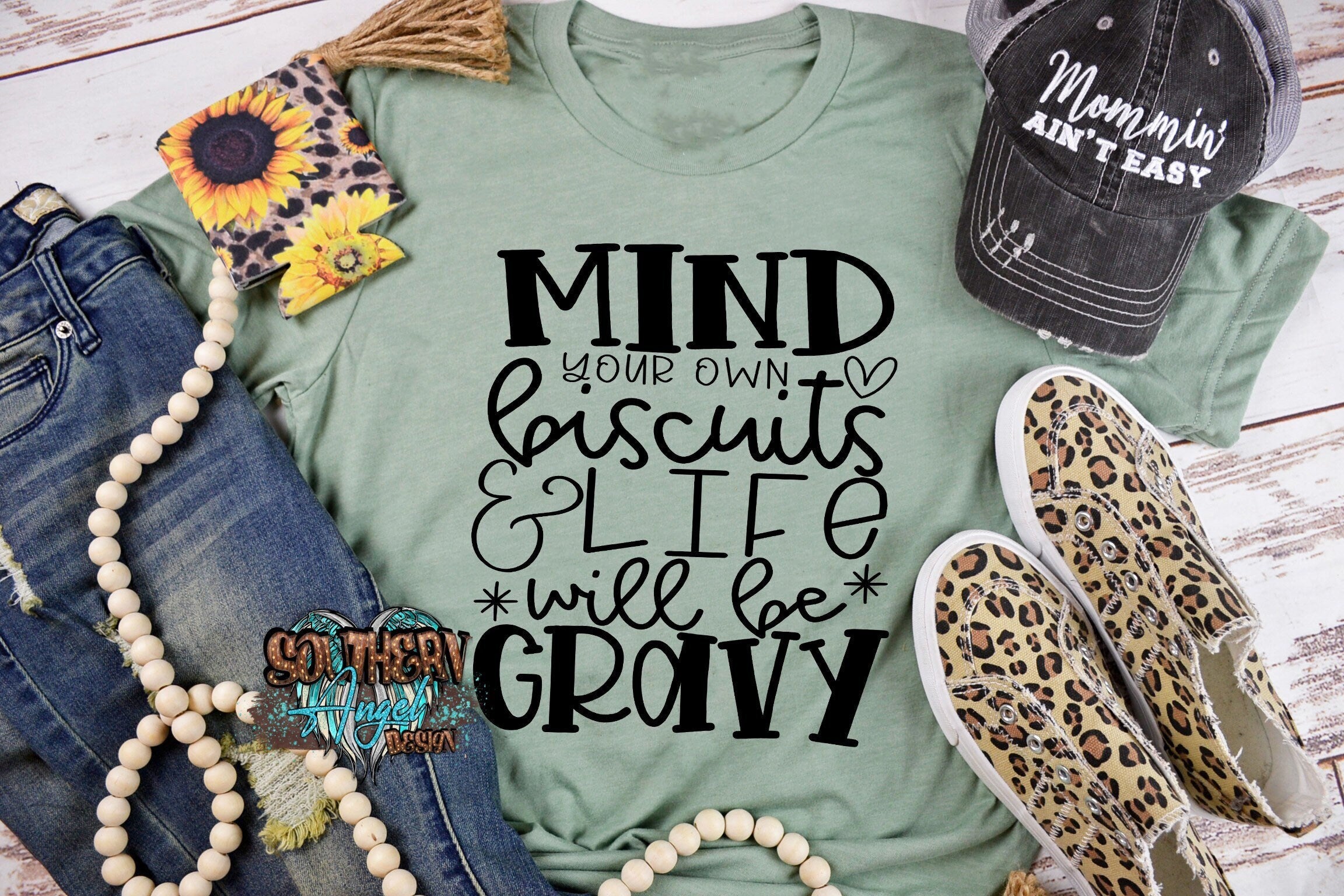 Mind Your Own Biscuits Tshirt, Country western TShirt, Cowhide TShirt, Country lyrics Tshirt, Western Tshirt, Rustic TShirt