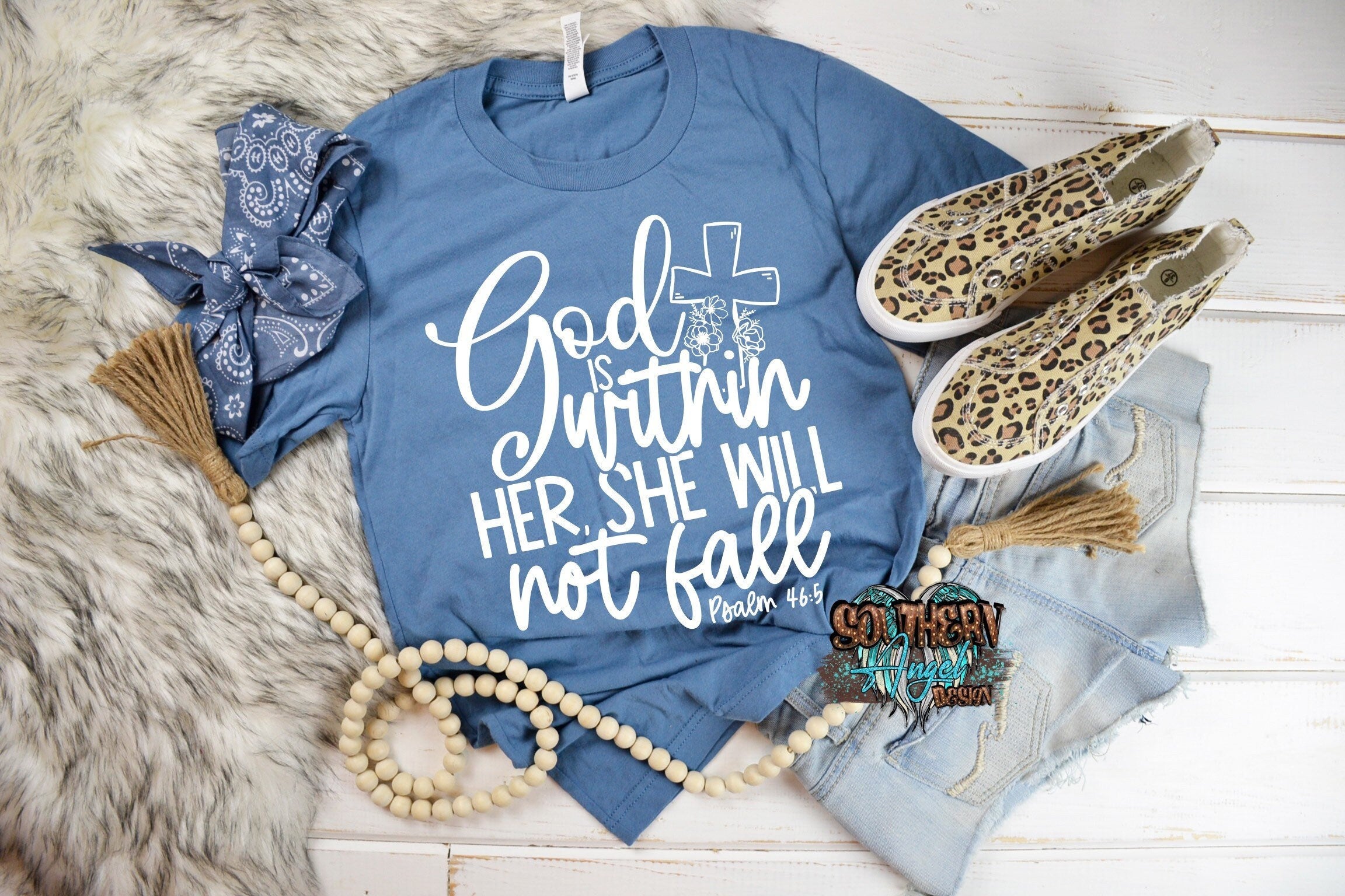 God Is Within Her tshirt, Religious t-shirt, Faith Hope And Love, Love Like Jesus t-shirt, Cross shirt, God is good, Praise the Lord