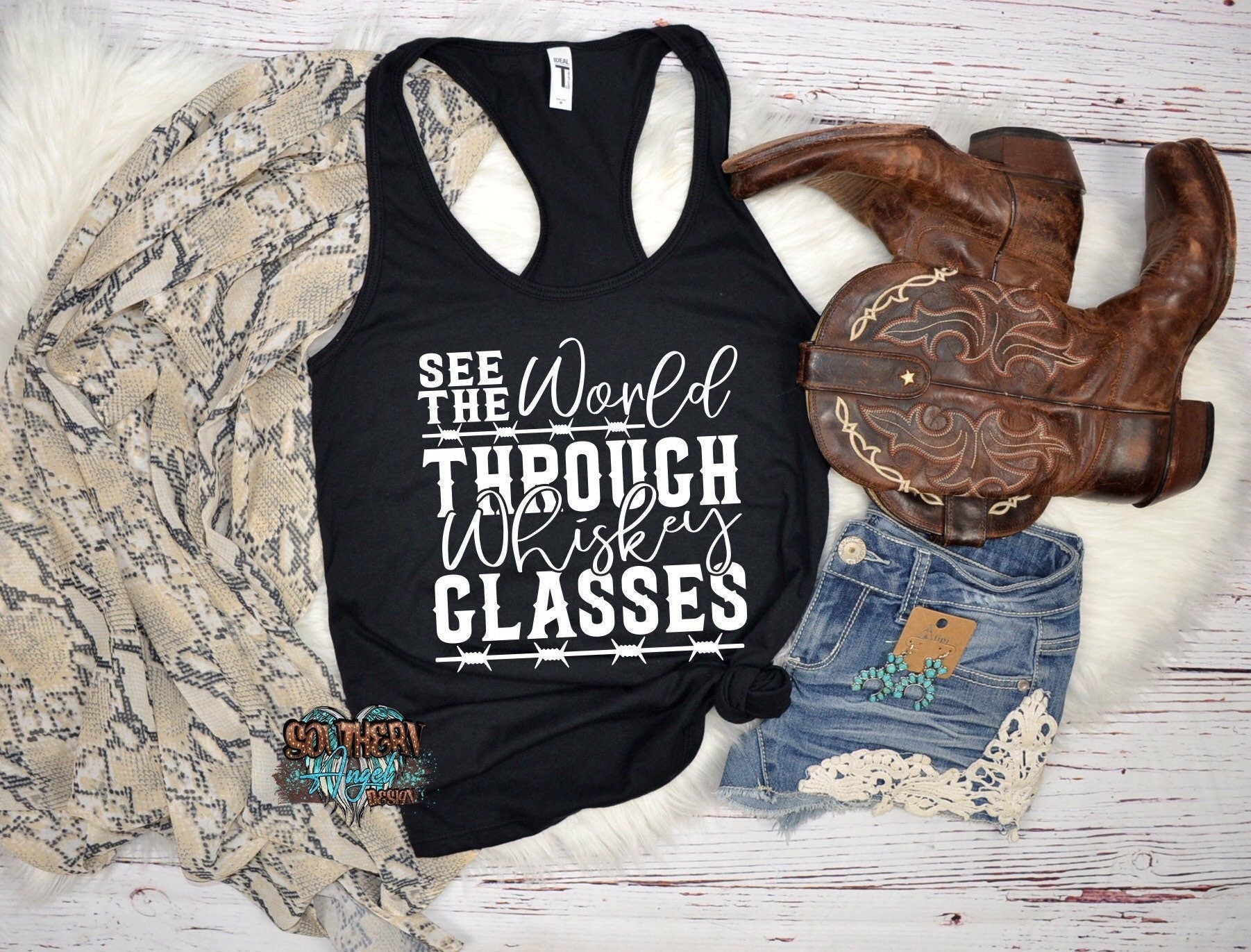 See the world through Wh*skey glasses tank