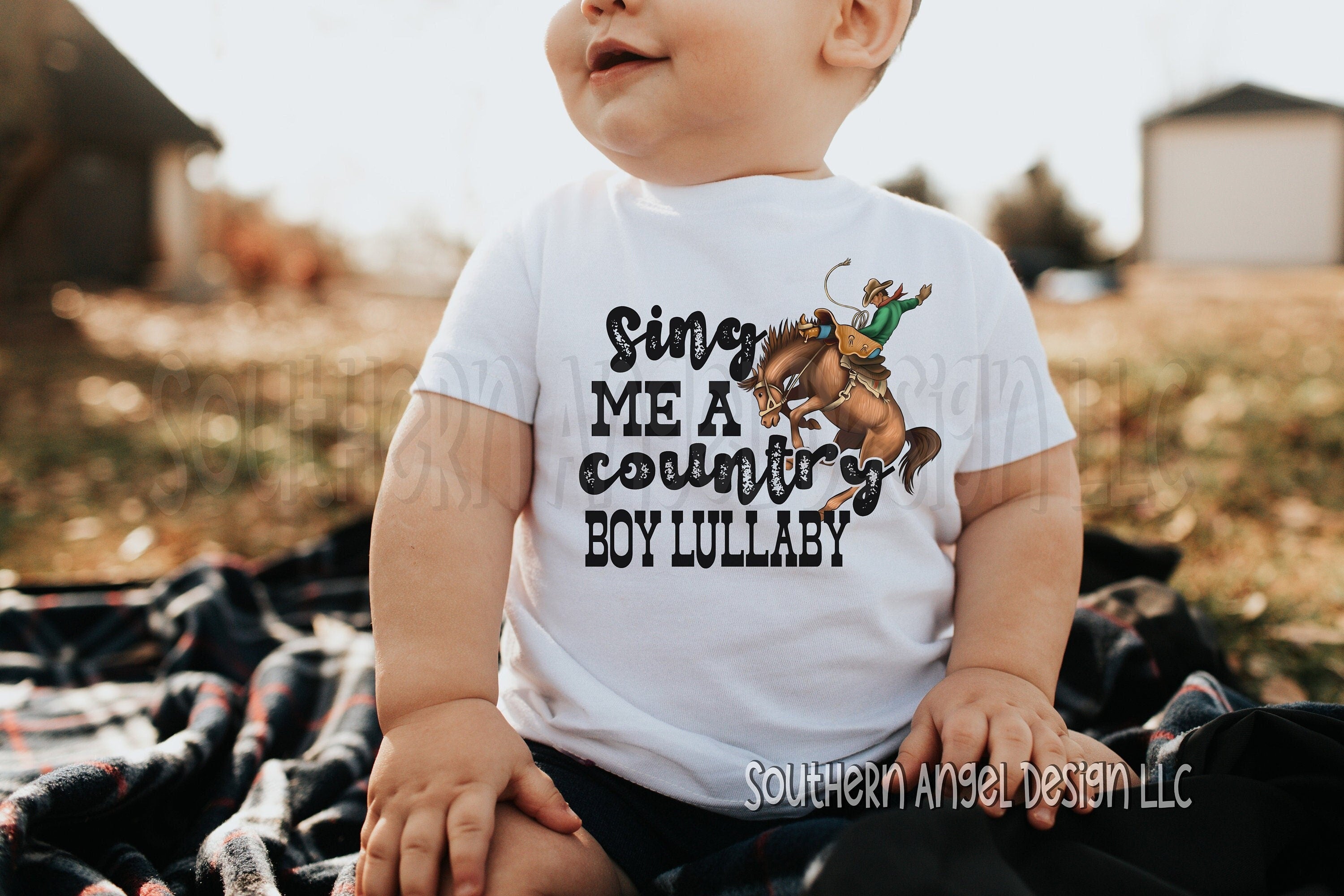 Country boy lullaby bodysuit, Western bodysuit, Country music, kids Rodeo shirt, Western bodysuit, Concert bodysuit, baby boy shirt