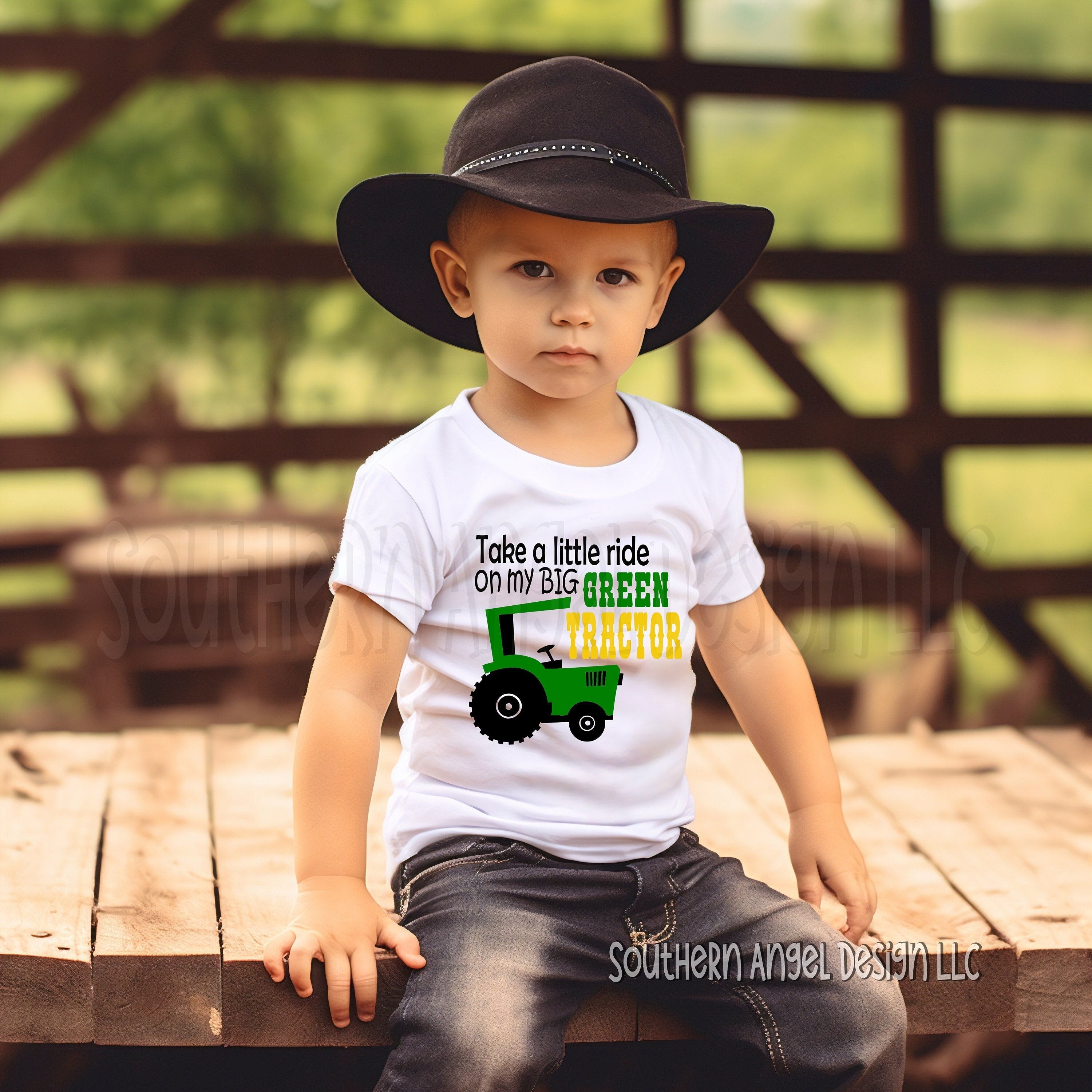 Big Green Tractor shirt, Country boy shirt, Toddler tractor shirt, country music, Boys country shirt, Tractor theme birthday
