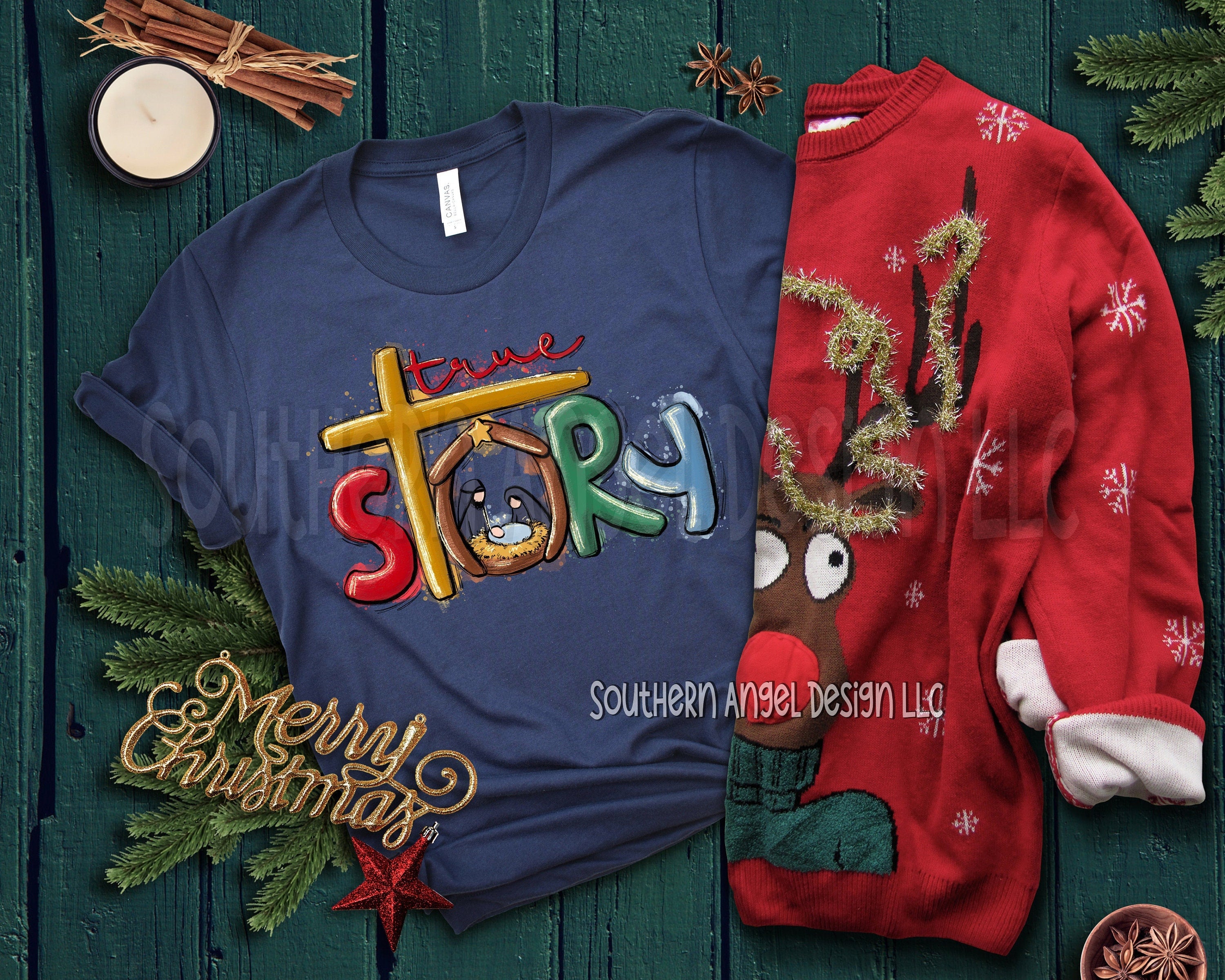 True Story Christmas shirt, Christmas Shirts for Women, Christmas Tee, Christmas TShirt, Shirts For Christmas, Cute Christmas Shirts, Holida