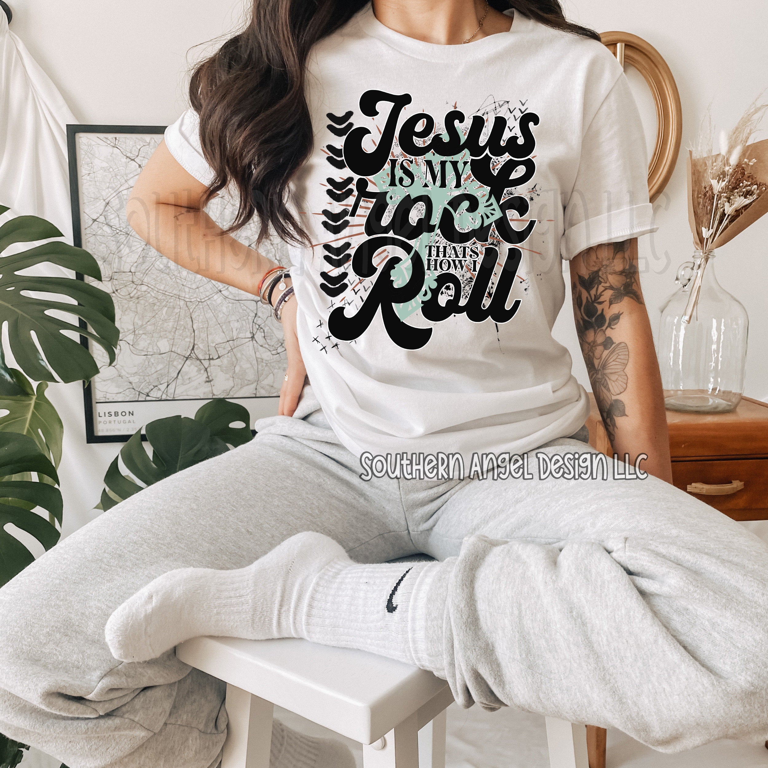 Jesus is my rock and that is how I roll shirt, Funny shirt, sarcastic shirt, Religious shirt, Leave the judging to Jesus, Love like Jesus