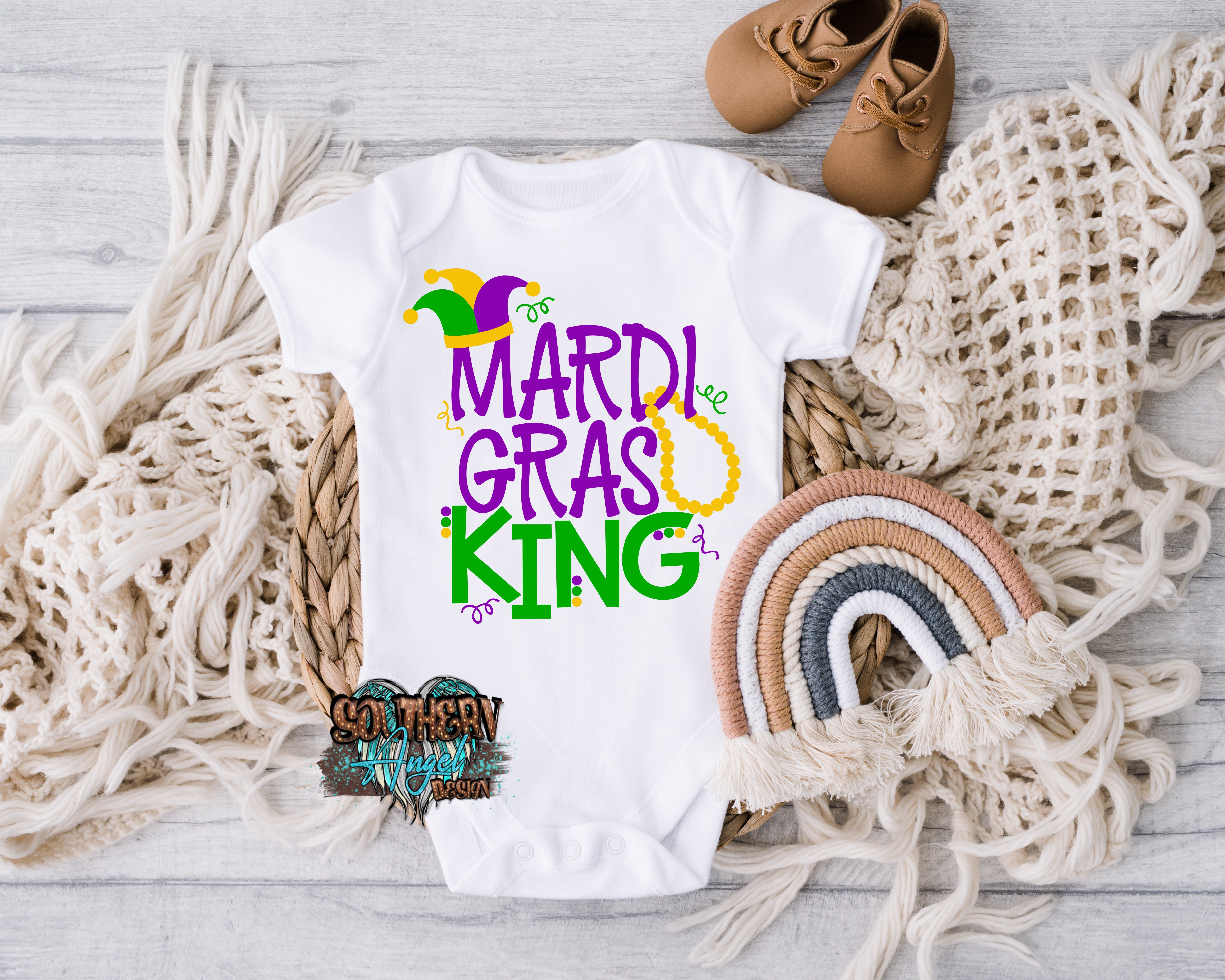 Light Gray Mardi Gras King image_31d47be1-299b-4e4c-bedf-1a9527c0b1fa.jpg mardi-gras-king Kids Mardi Gras