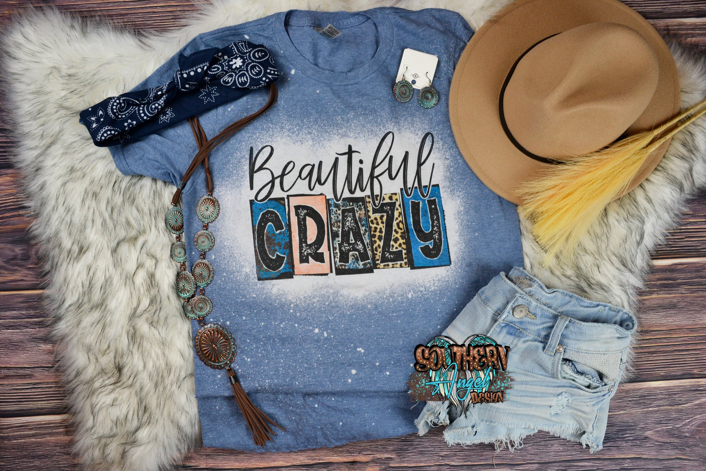 Light Slate Gray Bleached Country tee image_69706887-4c15-4a20-8889-6b8acb482cf2.jpg beautiful-crazy Concert & Rodeo